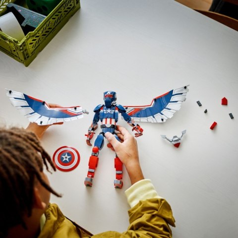 Klocki super heroes 76296 figurka nowego kapitana ameryki Klocki super heroes 76296 figurka nowego kapitana ameryki