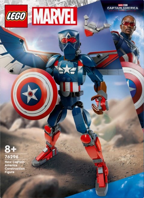 Klocki super heroes 76296 figurka nowego kapitana ameryki Klocki super heroes 76296 figurka nowego kapitana ameryki