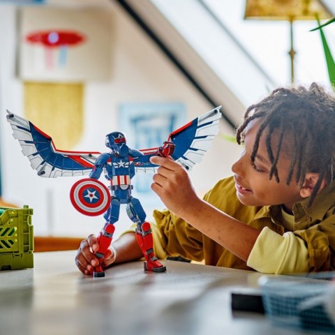 Klocki super heroes 76296 figurka nowego kapitana ameryki Klocki super heroes 76296 figurka nowego kapitana ameryki