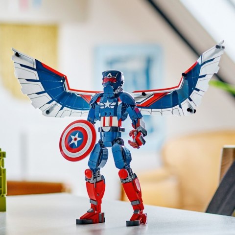 Klocki super heroes 76296 figurka nowego kapitana ameryki Klocki super heroes 76296 figurka nowego kapitana ameryki