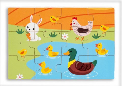 Puzzle drewniane 4 obrazki Puzzle drewniane 4 obrazki
