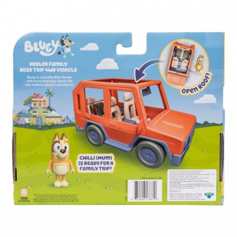Zestaw bluey samochód 4 x4 chilli Zestaw bluey samochód 4 x4 chilli