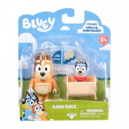 Zestaw figurek bluey 2-pak baby bluey i chilli