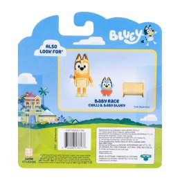 Zestaw figurek bluey 2-pak baby bluey i chilli