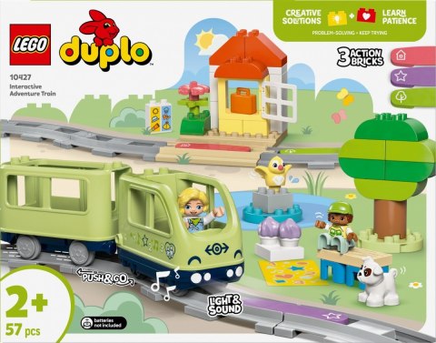 Klocki duplo 10427 przygoda z interaktywnym pociągiem Klocki duplo 10427 przygoda z interaktywnym pociągiem