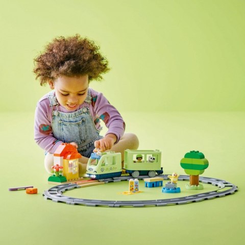 Klocki duplo 10427 przygoda z interaktywnym pociągiem Klocki duplo 10427 przygoda z interaktywnym pociągiem
