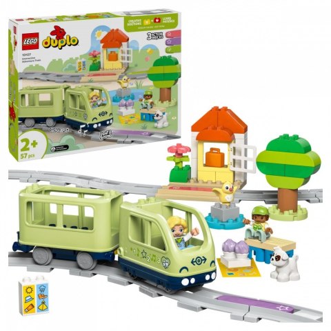 Klocki duplo 10427 przygoda z interaktywnym pociągiem Klocki duplo 10427 przygoda z interaktywnym pociągiem