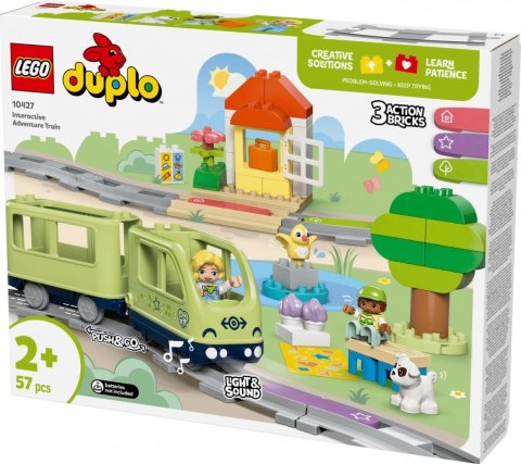 Klocki duplo 10427 przygoda z interaktywnym pociągiem Klocki duplo 10427 przygoda z interaktywnym pociągiem