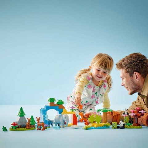 Klocki duplo 10446 rodziny dzikich zwierząt 3 w 1 Klocki duplo 10446 rodziny dzikich zwierząt 3 w 1