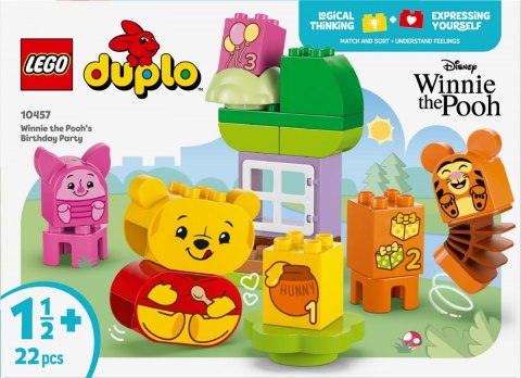 Klocki duplo 10457 przyjęcie urodzinowe kubusia puchatka Klocki duplo 10457 przyjęcie urodzinowe kubusia puchatka