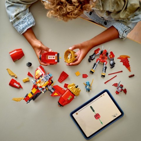 Klocki ninjago 71830 burzowy jeździec-mech kaia Klocki ninjago 71830 burzowy jeździec-mech kaia