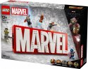 Klocki super heroes 76313 logo marvel z minifigurkami