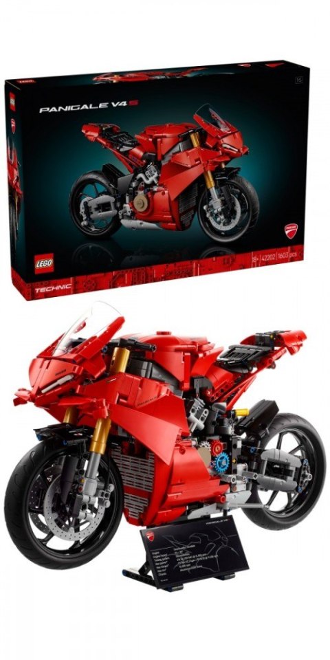 Klocki technic 42202 motocykl ducati panigale v4 s Klocki technic 42202 motocykl ducati panigale v4 s