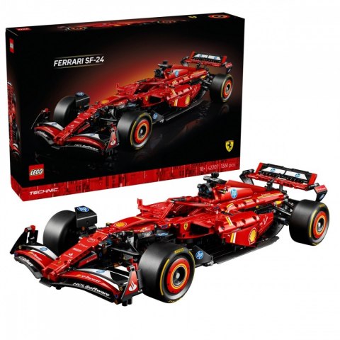 Klocki technic 42207 bolid f1 ferrari sf-24 Klocki technic 42207 bolid f1 ferrari sf-24