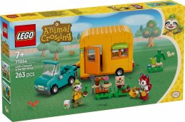 Klocki animal crossing 77054 leif i jego karawan oraz sklep ogrodniczy