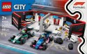 Klocki city 60444 f1 garaż i bolidy mercedes-amg i alpine