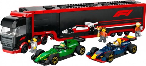 Klocki city 60445 f1 ciężarówka z bolidami rb20 i amr24 f1 Klocki city 60445 f1 ciężarówka z bolidami rb20 i amr24 f1