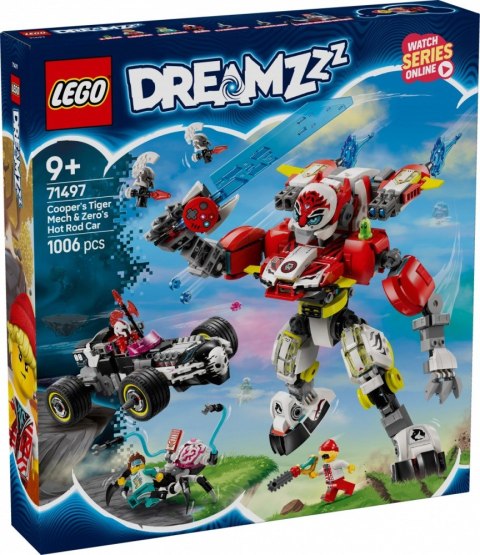 Klocki dreamzzz 71497 tygrysi mech coopera i hot rod zero Klocki dreamzzz 71497 tygrysi mech coopera i hot rod zero