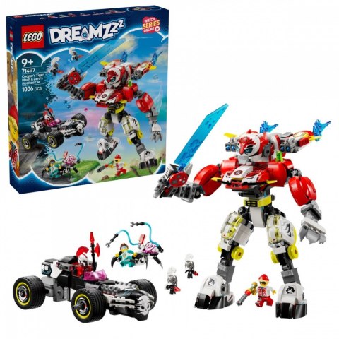 Klocki dreamzzz 71497 tygrysi mech coopera i hot rod zero Klocki dreamzzz 71497 tygrysi mech coopera i hot rod zero