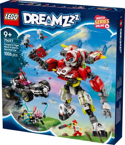 Klocki dreamzzz 71497 tygrysi mech coopera i hot rod zero Klocki dreamzzz 71497 tygrysi mech coopera i hot rod zero
