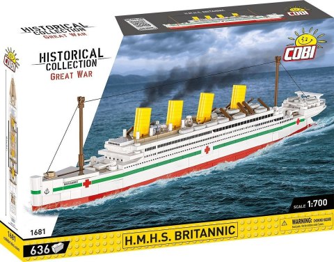 Klocki h.m.h.s. britannic 636 klocków Klocki h.m.h.s. britannic 636 klocków