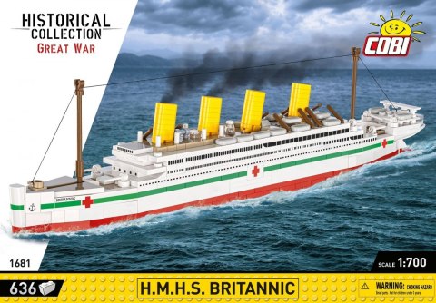 Klocki h.m.h.s. britannic 636 klocków Klocki h.m.h.s. britannic 636 klocków