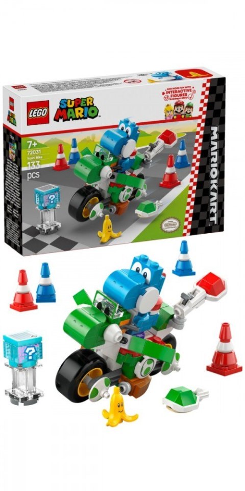Klocki super mario 72031 mario kart - yoshi bike Klocki super mario 72031 mario kart - yoshi bike