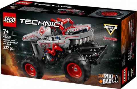 Klocki technic 42200 monster jam thunderroarus z napędem typu pull-back Klocki technic 42200 monster jam thunderroarus z napędem typu pull-back