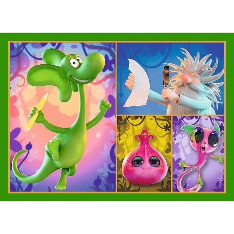 Puzzle 4w1 Świat smoka diplodoka Puzzle 4w1 Świat smoka diplodoka