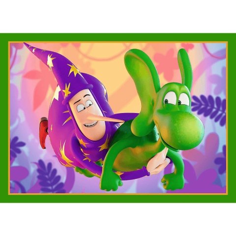 Puzzle 4w1 Świat smoka diplodoka Puzzle 4w1 Świat smoka diplodoka