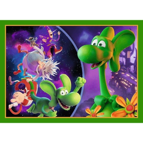Puzzle 4w1 Świat smoka diplodoka Puzzle 4w1 Świat smoka diplodoka