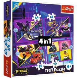 Puzzle 4w1 batwheels, poznaj batwheels
