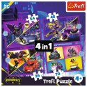Puzzle 4w1 batwheels, poznaj batwheels