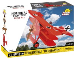 Klocki fokker dr.1 czerwony baron 221 klocków