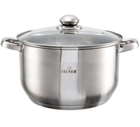 GARNEK STALOWY 10L 28cm DNO 5 WARSTWOWE ZILNER ZL-7309 / 9119 GARNEK STALOWY 10L 28cm DNO 5 WARSTWOWE ZILNER ZL-7309 / 9119