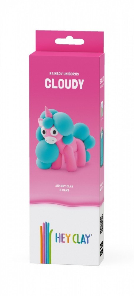 Masa plastyczna hey clay jednorożce 3 pak, cloudy Masa plastyczna hey clay jednorożce 3 pak, cloudy