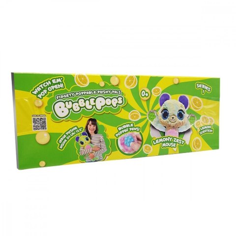 Maskotka bubble pops pachnące maskotki - myszka z cytrynową skórką Maskotka bubble pops pachnące maskotki - myszka z cytrynową skórką