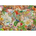 Puzzle 1000 elementów antyczna mapa świata