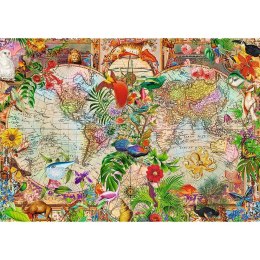 Puzzle 1000 elementów antyczna mapa świata