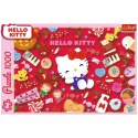 Puzzle 1000 elementów hello kitty