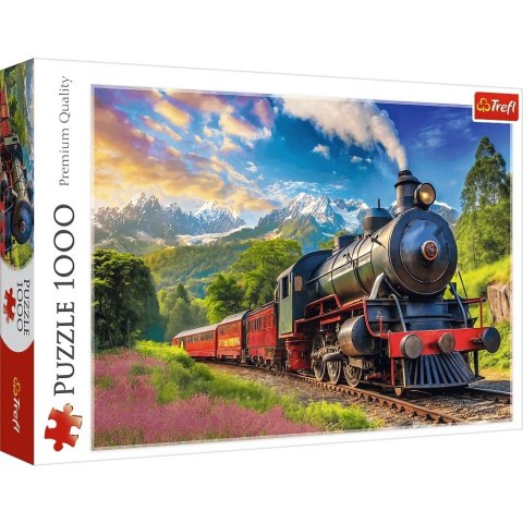 Puzzle 1000 elementów podróż pociągiem Puzzle 1000 elementów podróż pociągiem