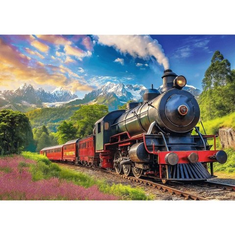 Puzzle 1000 elementów podróż pociągiem Puzzle 1000 elementów podróż pociągiem