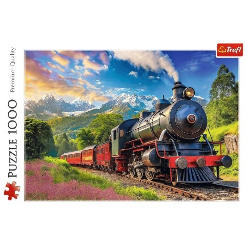 Puzzle 1000 elementów podróż pociągiem Puzzle 1000 elementów podróż pociągiem