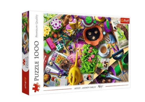 Puzzle 1000 elementów porządki w ogrodzie Puzzle 1000 elementów porządki w ogrodzie