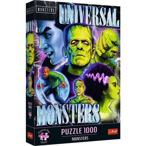 Puzzle 1000 elementów potwory klasyczne horrory Puzzle 1000 elementów potwory klasyczne horrory