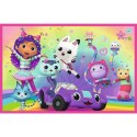 Puzzle 2x24 elementy gabby zabawy z gabi
