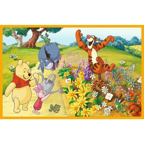 Puzzle 2x24 elementy kubuś puchatek dzień w ogrodzie Puzzle 2x24 elementy kubuś puchatek dzień w ogrodzie