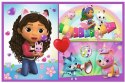 Puzzle 2x70 elementów baw się z gabby