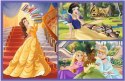 Puzzle 2x70 elementów księżniczki disneya bajkowe dni