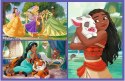 Puzzle 2x70 elementów księżniczki disneya bajkowe dni